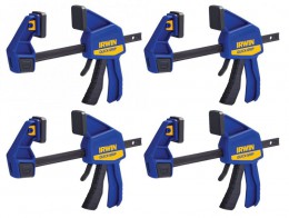 IRWIN Quick-Grip Quick-Change Bar Clamp 150mm (6in) Pack Of 4 £54.99